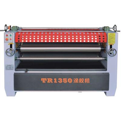 China High Speed ​​Woodworking Double Sided Glue Roller Spreader Glue Spreading Machine for sale