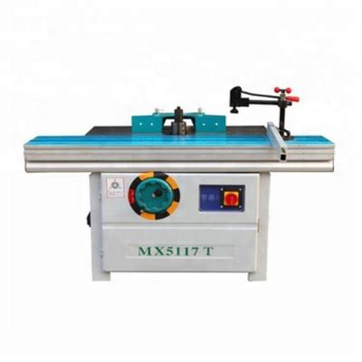 China MX5117T Woodworking Machinery Woodworking Spindle Wood Shaper With Sliding Table for sale