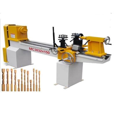 China Furniture workshop MC3032 woodworking table chair legs copy lathe semi automatic wood turning machine for sale