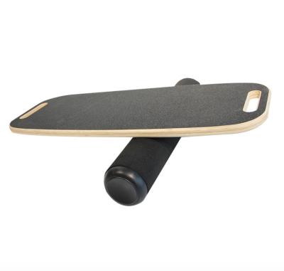 China LXYBP-01 body balance board wood, wooden balance board, balance board with roller handle for sale