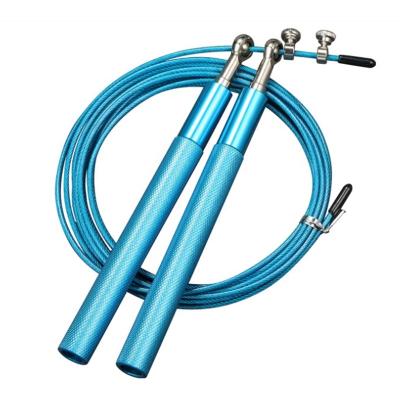 China LXY-137 Aluminum Alloy+Steel wire+PVC Adjustable Bearing Aluminum Jump Ropes Steel Self Locking Jump Rope for sale