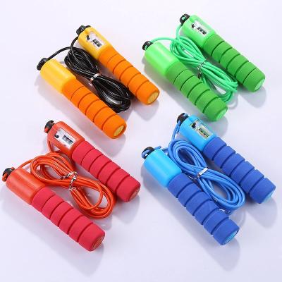 China PU Strong Rope ABS Sponge LXY-277 Child Exercise Rope Quality Jumping Jump Rope With Counter for sale