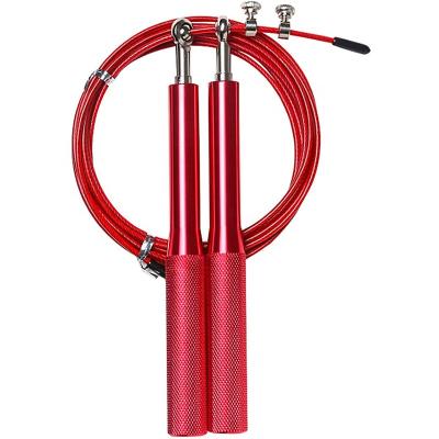 China Wholesale Durable Aluminum Adjustable Handle Steel Wire Speed ​​Jump Rope LXY-186 For Fitness for sale