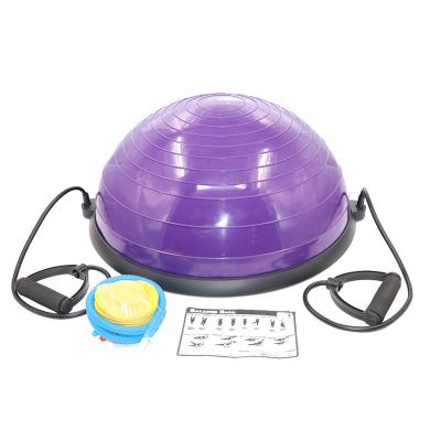 China PVC+ABS LXY-117 58cm Half Fitness Ball Yoga Ball Stability Balance Trainer for sale