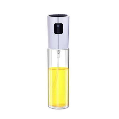 China Minimalist Clear Urxury Kitchen Oil Sauce Diffuser BBQ Vinegar Sprayer Seasoning Bottle Glass Cooking Bottle for sale