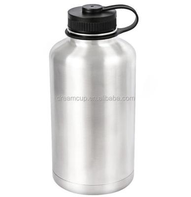 China Modern Insulated Vacuum Flask 64oz 2L Stainless Steel Water Beer Bottle Insulated Shaker for sale