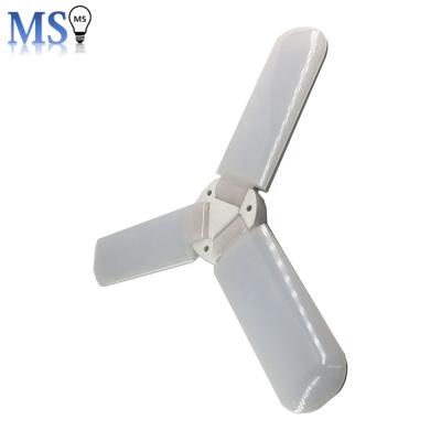 China Foldable Warehouse Fan Lamp Three-leaf Lamp 45W E27 B22 for sale