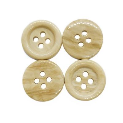 China Cheap Washable Less Moq Fancy Button 4 Holes Natural Wood Shirt Garment Buttons for sale