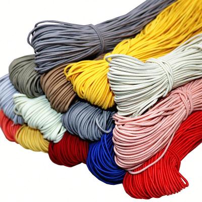 China Manufacturer 3mm Viable Wholesale Cord Webbing Elastic Rope for Bags, Garment, Home Textile, Shoes, Wrapping and Decoration for sale