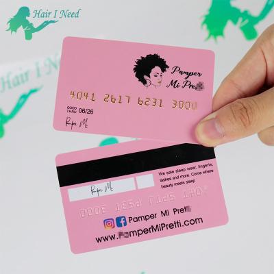 China Advertising Custom Plastic Business Cards Chip Magnetic PVC Credit Card Visa Membership Card for sale