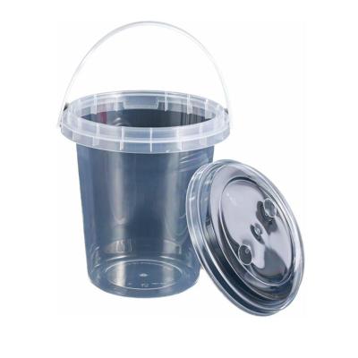 China Single wall custom logo printed 1000ml clear pp PET transparent disposable plastic boba cup with lid for sale