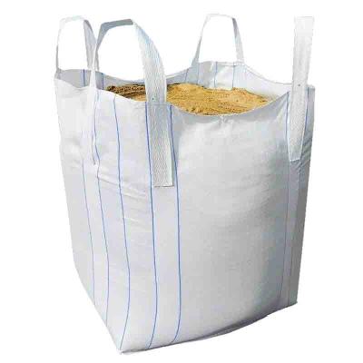 China Breathable 0.5 Ton 1.5 Ton PP Big Bag Packaging /1 Ton PP Jumbo Bags For Sand, Building Material, Chemical, Fertilizer, Flour for sale