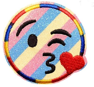 China Viable Hot Sale Iron On Patches Smiley Face Patches Happy Face Patches for sale