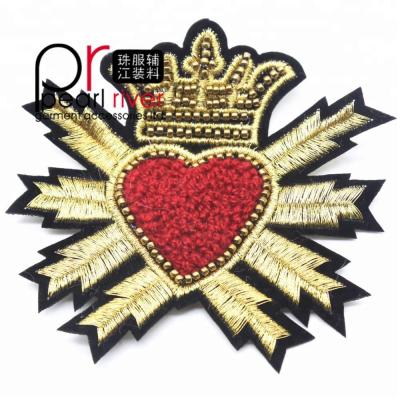 China 3D Custom Embroidery Patches Sew On / Iron On For Apparel for sale