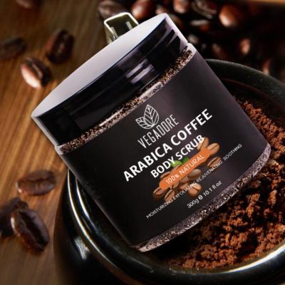 China Organic Exfoliator OEM Private Label Body Exfoliating Moisturizing Arabica Coffee Body Scrub for sale