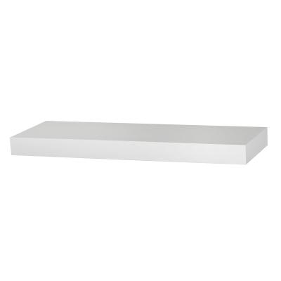 China Storage Decorative Shelves Gray Wall Mounted Floating Shelf White Black Single Layer Style for sale