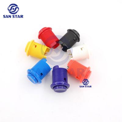 China American Style Push Button For Game Machine With Concave Face 33mm Swith Button Arcade Machine Nylon Material Parts for sale