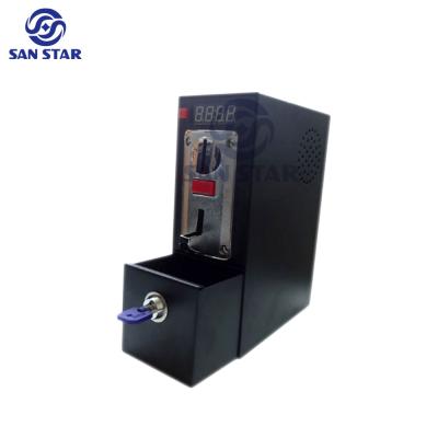 China Multi timer funtion LED display coin acceptor DG600F with PC management software coin selector metal phone booth DG600F with timer funtion for sale