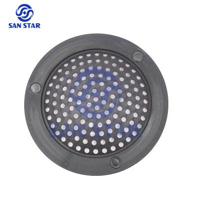 China Round Shape Plastic Black Plastic Grill Color Decorative Circle 4 Inch 4 Inch Speaker Cover Speaker Grill for sale