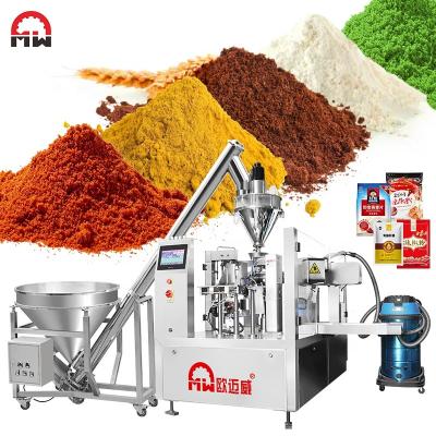 China Good Price Food Dry Powder Pouch Packing Machine Powder Filling Kneader With Packaging Machine for sale