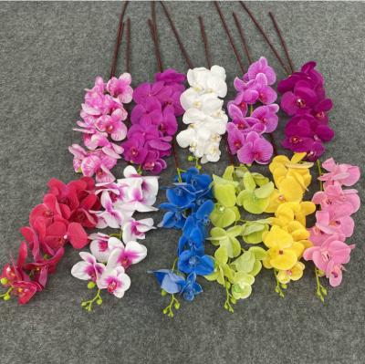 China Home Flowers Wedding Decorative Flowers Wholesale 9 Large Wedding Phalaenopsis Wedding Table Decoration Flower Home Furnishings City Furnishings for sale