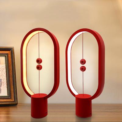 China Modern Smart LED 1500mAh Rechargeable Touch Dimming Decor Heng Balance Table Lamp Cordless Modern for sale