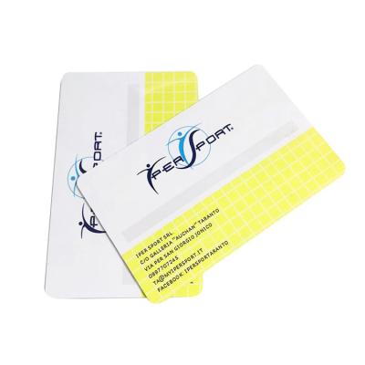 China Proximity 125khz TK4100 Clamshell PVC Card Magnetic Stripe RFID Membership Card Waterproof/Waterproof Digital Business Card for sale