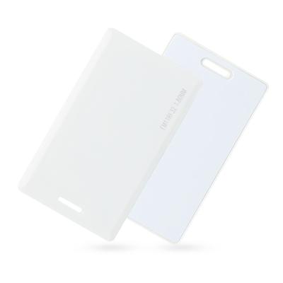 China EM4200/TK4100 Blank Card ABS Waterproof/Waterproof Clamshell Thick Plastic Card With Number Printing for sale