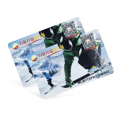 China High Quality Waterproof / Raincoat Custom Printing CR80 S50 Printed PVC Smart Cards for sale