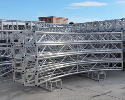 China Portable/no rust push duty aluminum joist space truss structure truss for sale