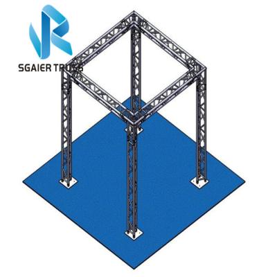 China Portable / No Rust 3*3m 10*10ft Exhibition Truss Fair Trade Show Booth Booth for sale