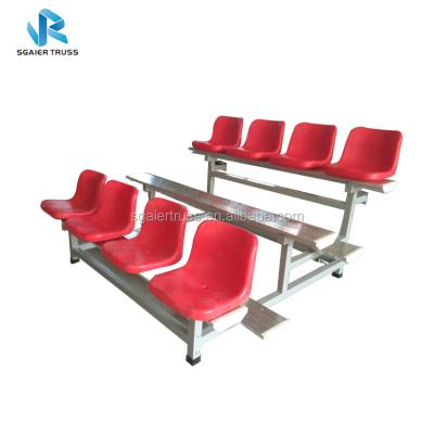 China Modular Easy To Transport Portable Outdoor Metal Mobile Bleacher Aluminum Chairs Cover Seat Seating Creatures for sale