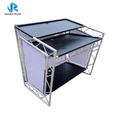 China Waterproof Netting Folding Portable DJ Aluminum Bar Table Counter for sale