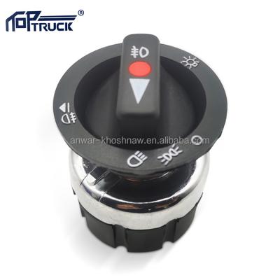 China Pastic high quality truck parts Plastic light control switch for MB Actros  OEM 0005456704 Headlight Switch for mercedes actros for sale