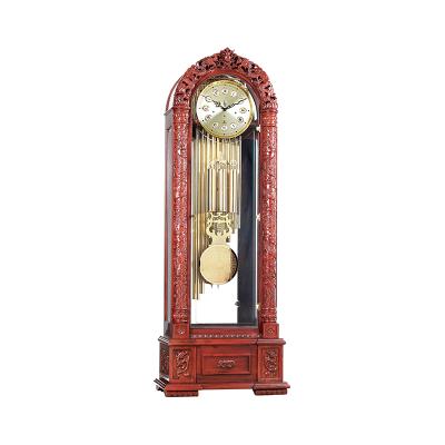 China Precious Mechanical Tubular Chimes Hermle German Made Ambila Movement Wooden Grandfather Clock Style Home Decor Antique Classic Luxury New for sale