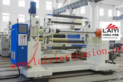 China Plastic Film Lamination Machine Parts / Double Station Rewinder For Packaging for sale