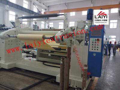 China PP Woven Fabric Plastic Lamination Machine With Auto Splicer Device for sale