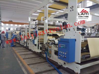 China Plastic Film PE Extrusion Paper Coating Machine , Aluminum Foil Poly Coating Machine for sale