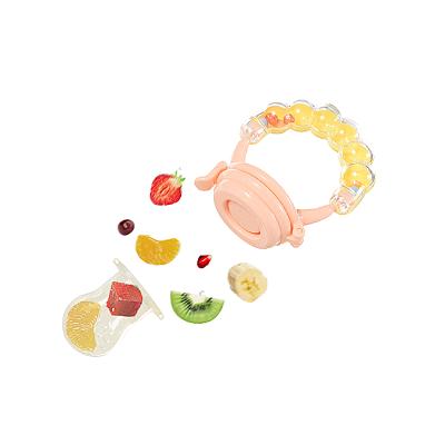 China PP OEM ODM Silicone Baby Food Fruit Feeder With Cover for sale