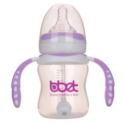 China Free Type PP Plastic Baby Feeding Bottles , BPA New Baby Milk Bottle With Wide Neck for sale