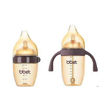 China BPA Free 6oz 10oz PPSU Baby Feeding Bottle 180ml 300ml PPSU Bottles With Handles for sale