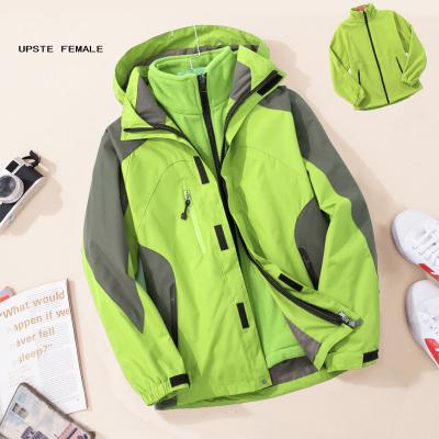 China Custom Logo Waterproof Men's Ladies Fleece Softshell Jacket Winter Jackets Outdoor Coats 3000mm Antibacterial Detachable Coating for sale