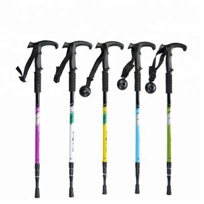 China Outdoor Activity / Trekking Camping Poles Hiking Canes Foldable Hiking Poles Walking Trekking Stick for sale