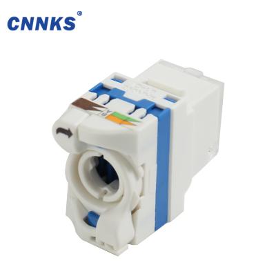 China Network Cabling System Type Keystone Jack RJ45 CAT6 UTP Toolless Rotate Module for sale