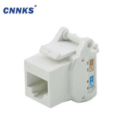 China Network Cabling System Network Module Network Connector CAT 6A TOOLLESS Keystone Jack for sale