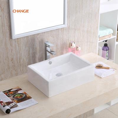 China Modern ceramic sink for bathroom accessories black or white or beige gloss for sale