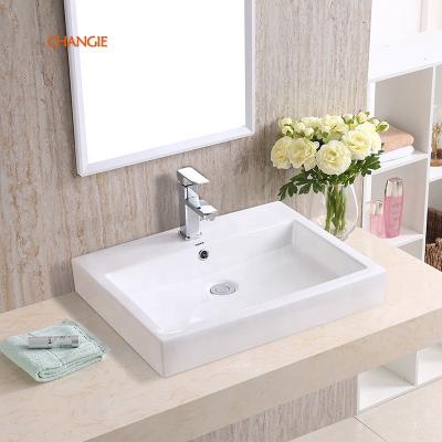 China Modern Ceramic Sink Bathroom Basin For Hand Washing In Bathroom for sale