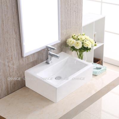 China Modern Chaozhou Changie 16 by 11 inch porcelain undermount rectangle bathroom sink cupc promotion china for sale