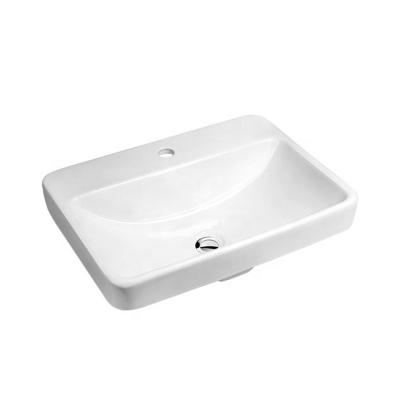 China Modern bathroom products sink over counter ceramic vanity sink for sale