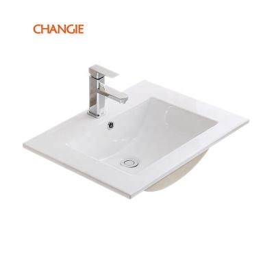 China Modern Luxury Square Washbasin Art Basin Ceramic Gold Black Oval Bathroom Sink Countertop Hand Basin for sale